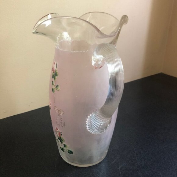 Hand Painted Ruffled Edge Lemonade Set - Picture 7 of 12